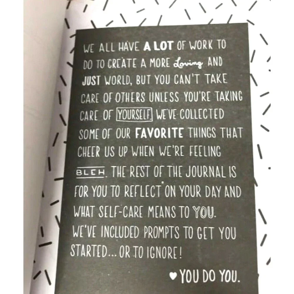 Self Care Journal A Guide To Remembering the Things You Like to Do-NEW
